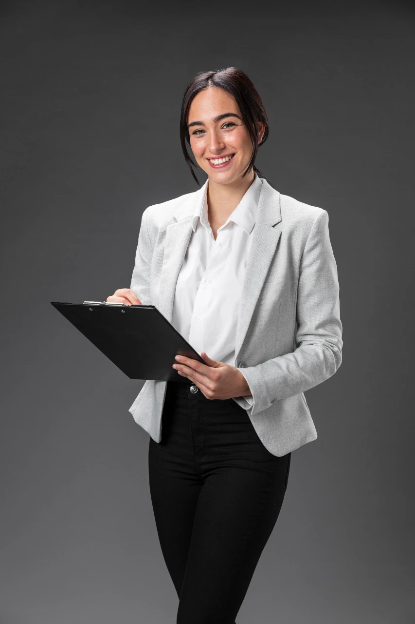 Educate consultant digital transformation expert is standing