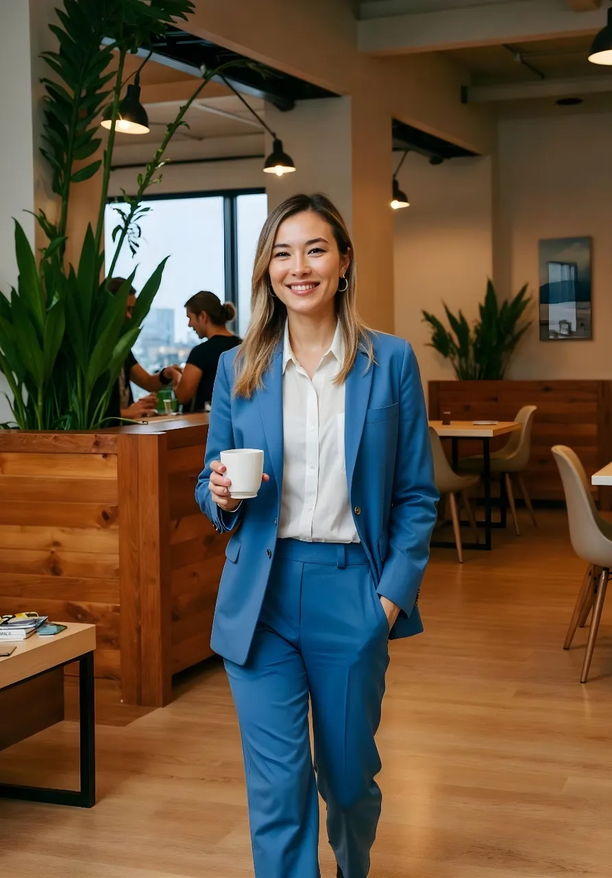 business process 21312 digital marketing expert is standing