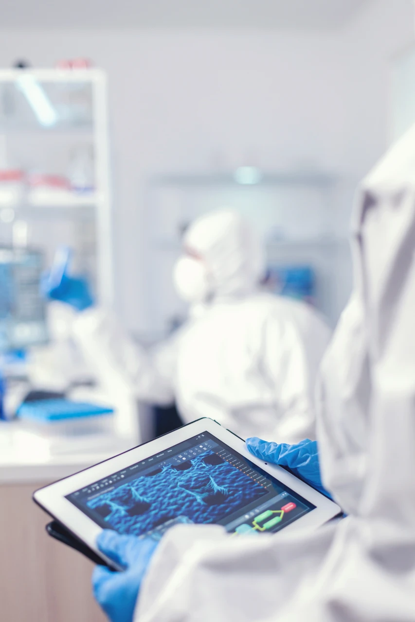 medtech 746535 digital transformation expert is standing
